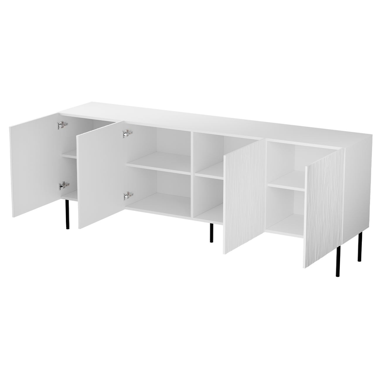 Storage cabinet JUNGLE 190 white