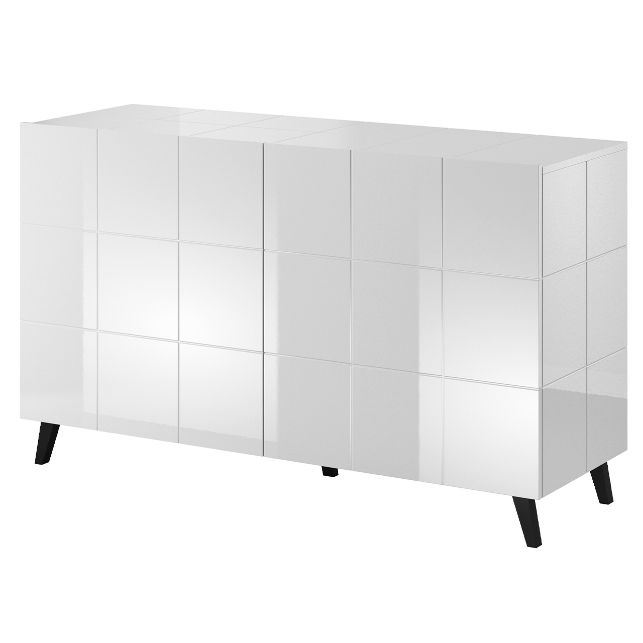 Storage cabinet REJA 2D white gloss
