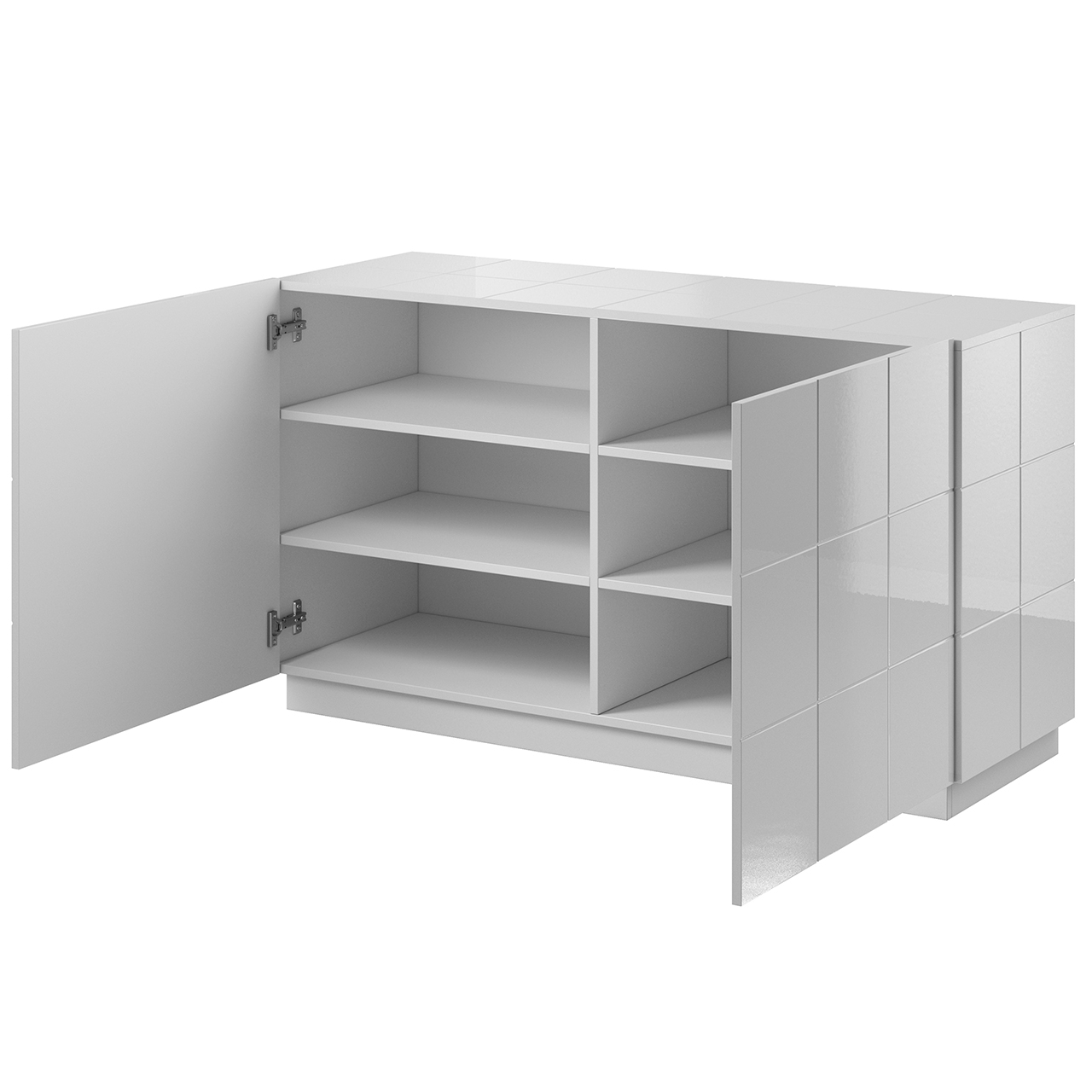 Storage cabinet REJA 2D white gloss