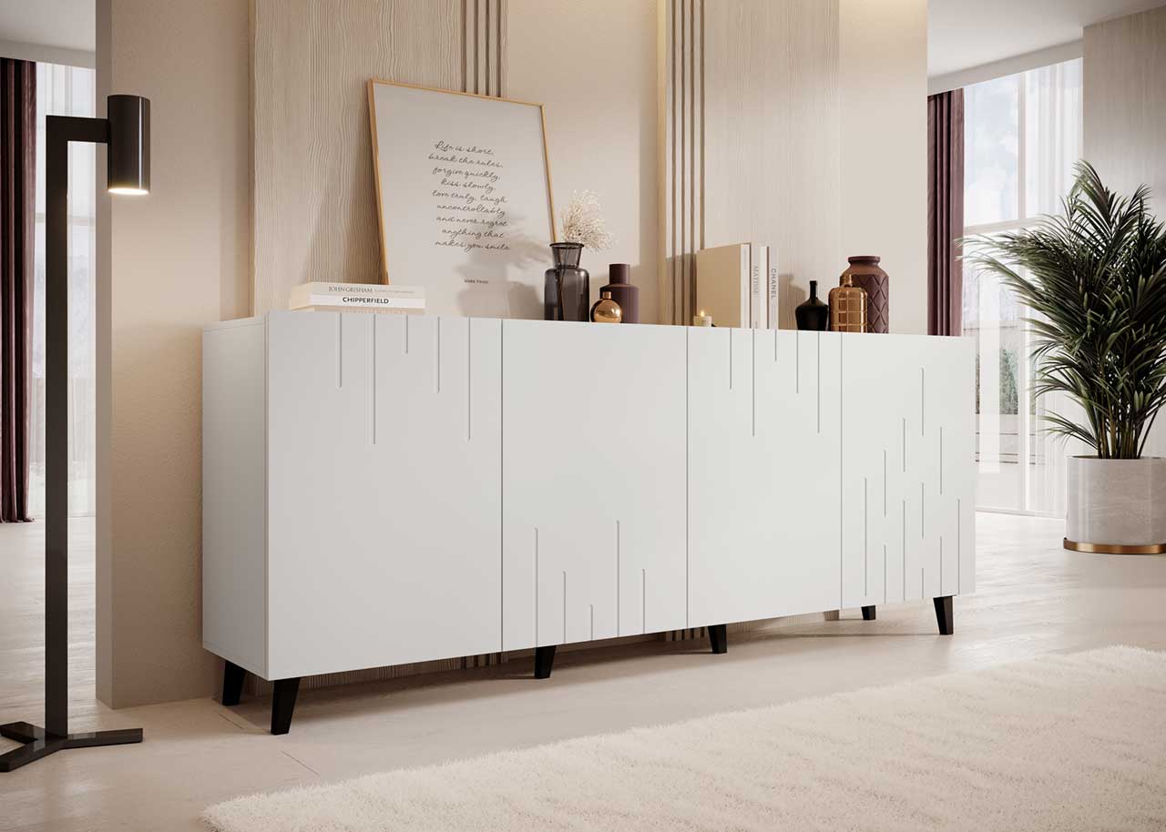 Storage cabinet BARI white matt