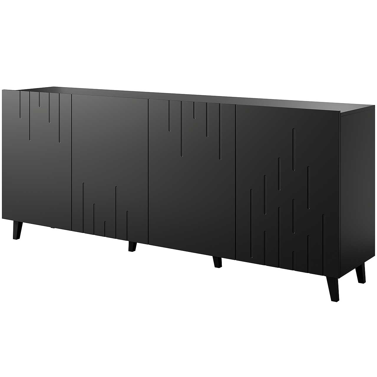 Storage cabinet BARI black matt