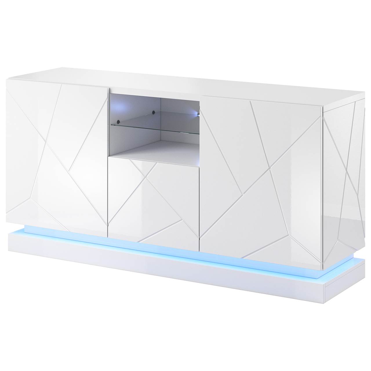 Storage cabinet QIU 150 white gloss