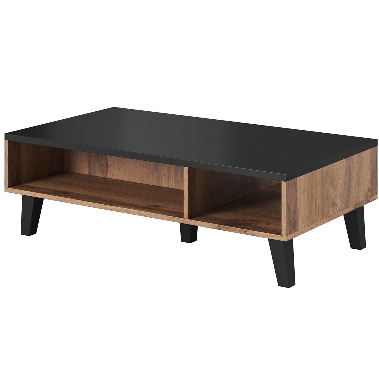 Coffee table LOTTA 110 wotan oak / black