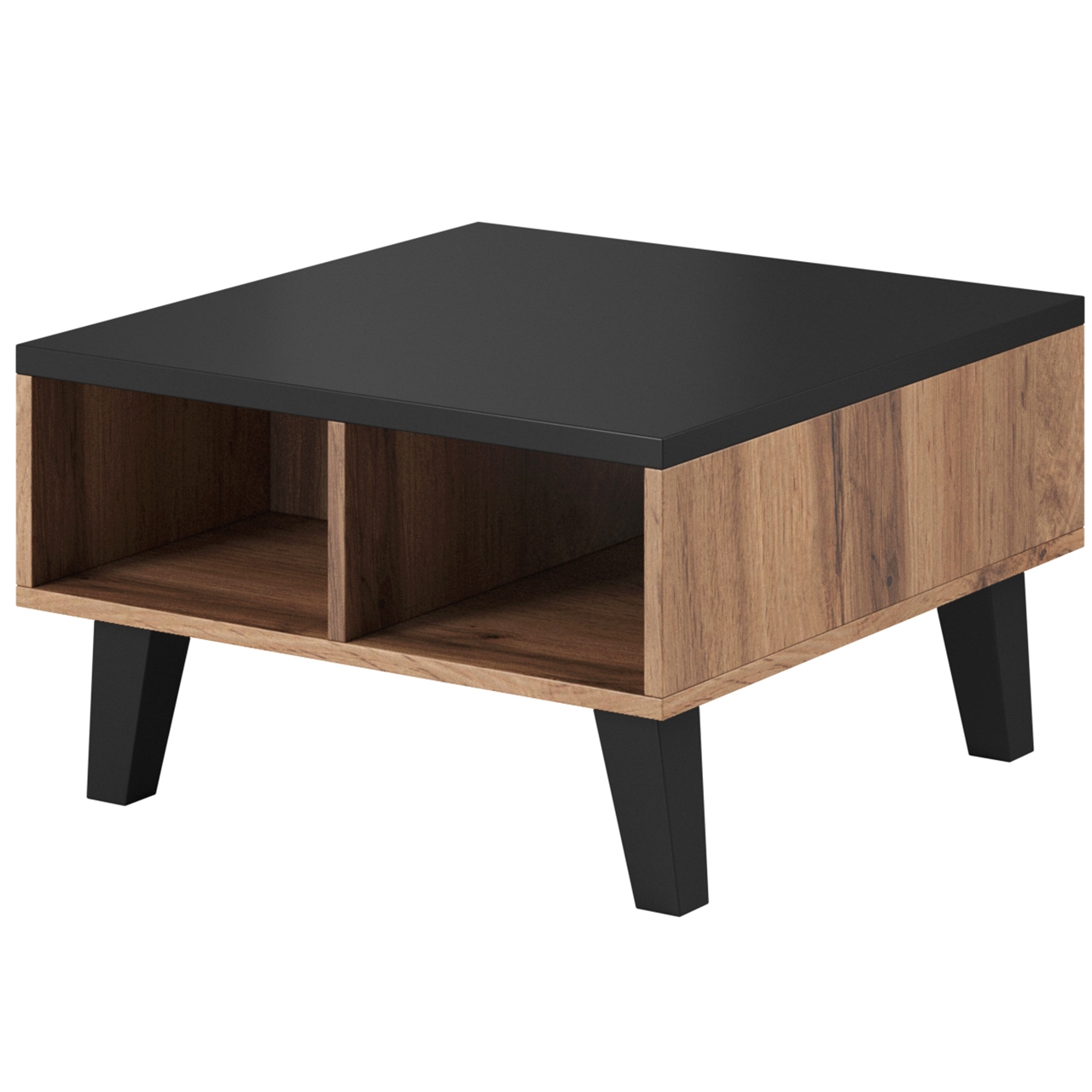 Coffee table LOTTA 60 wotan oak / black