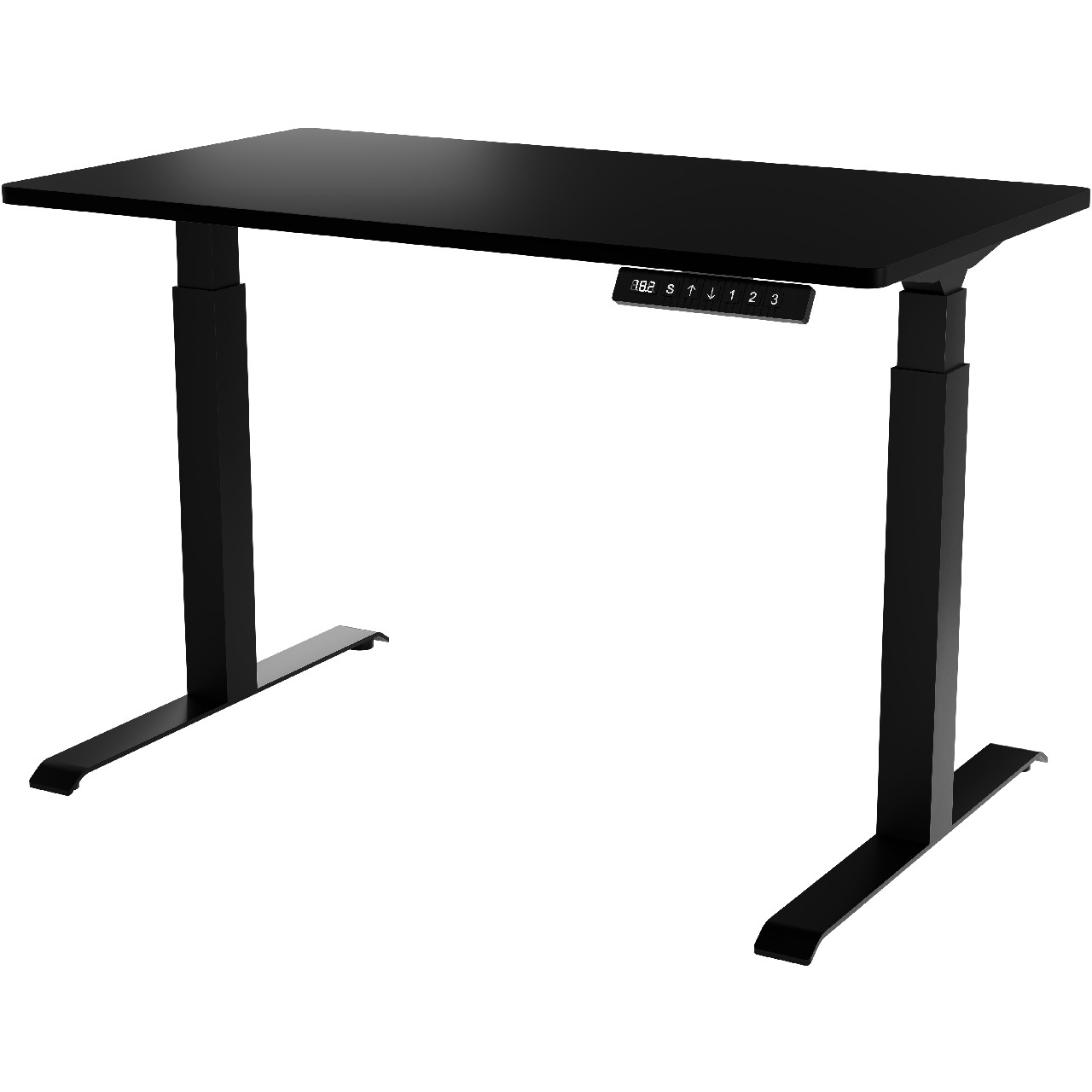 Height adjustable standing desks MOON czarny