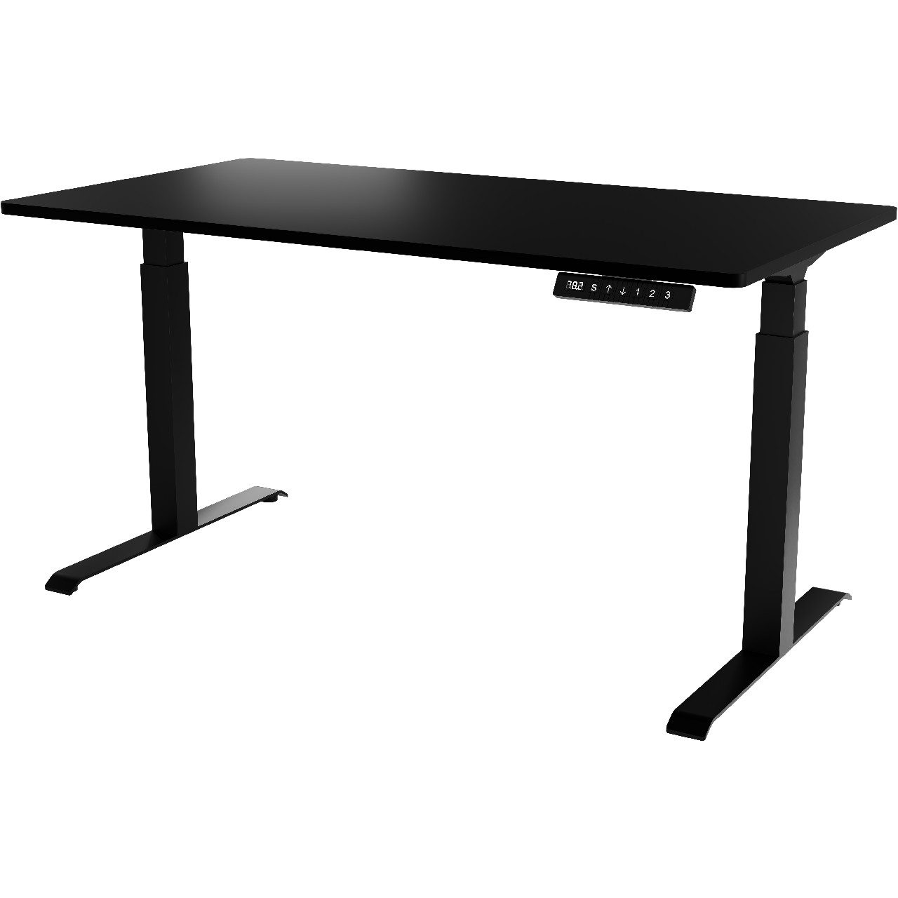 Height adjustable standing desks MOON LONG black