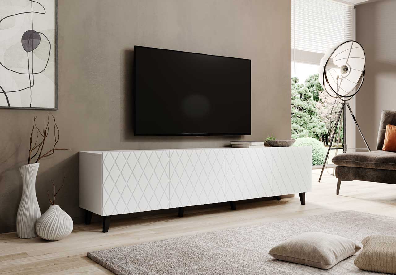 TV Cabinet ASTI white matt