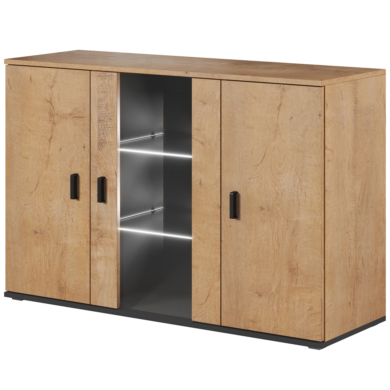 Storage cabinet SOHO SH8I lefkas oak / black