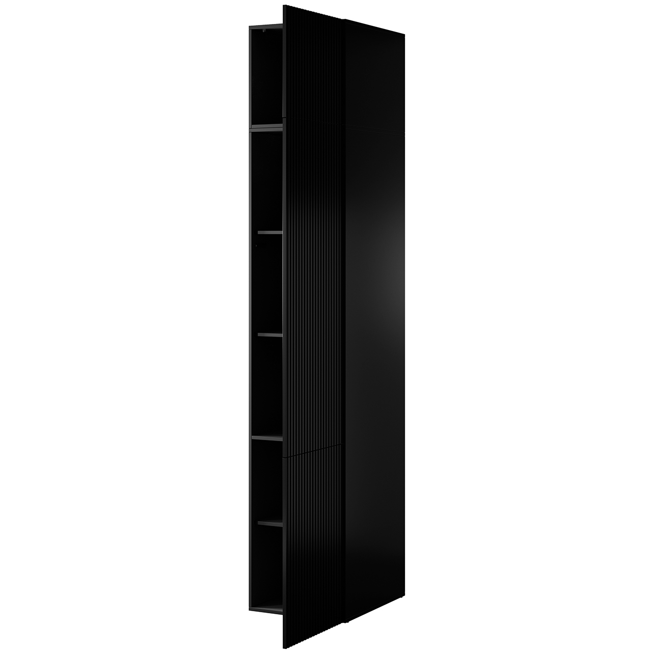 Wardrobe PAFOS 45 with extension black