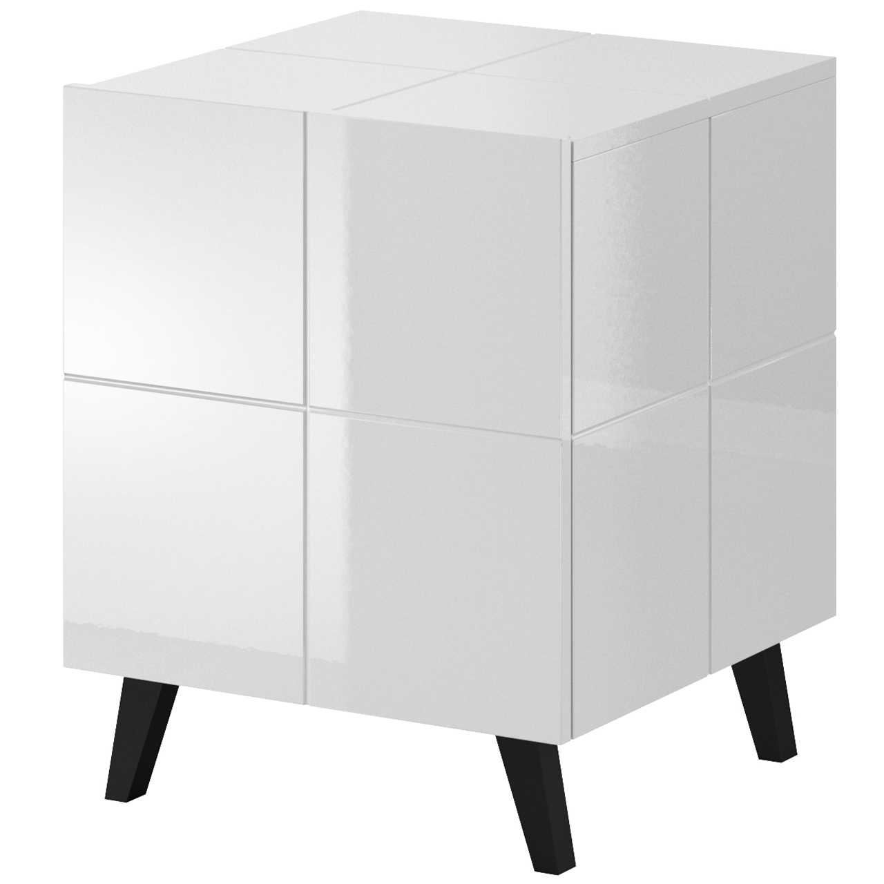 Bedside cabinets REJA 2pcs. white gloss