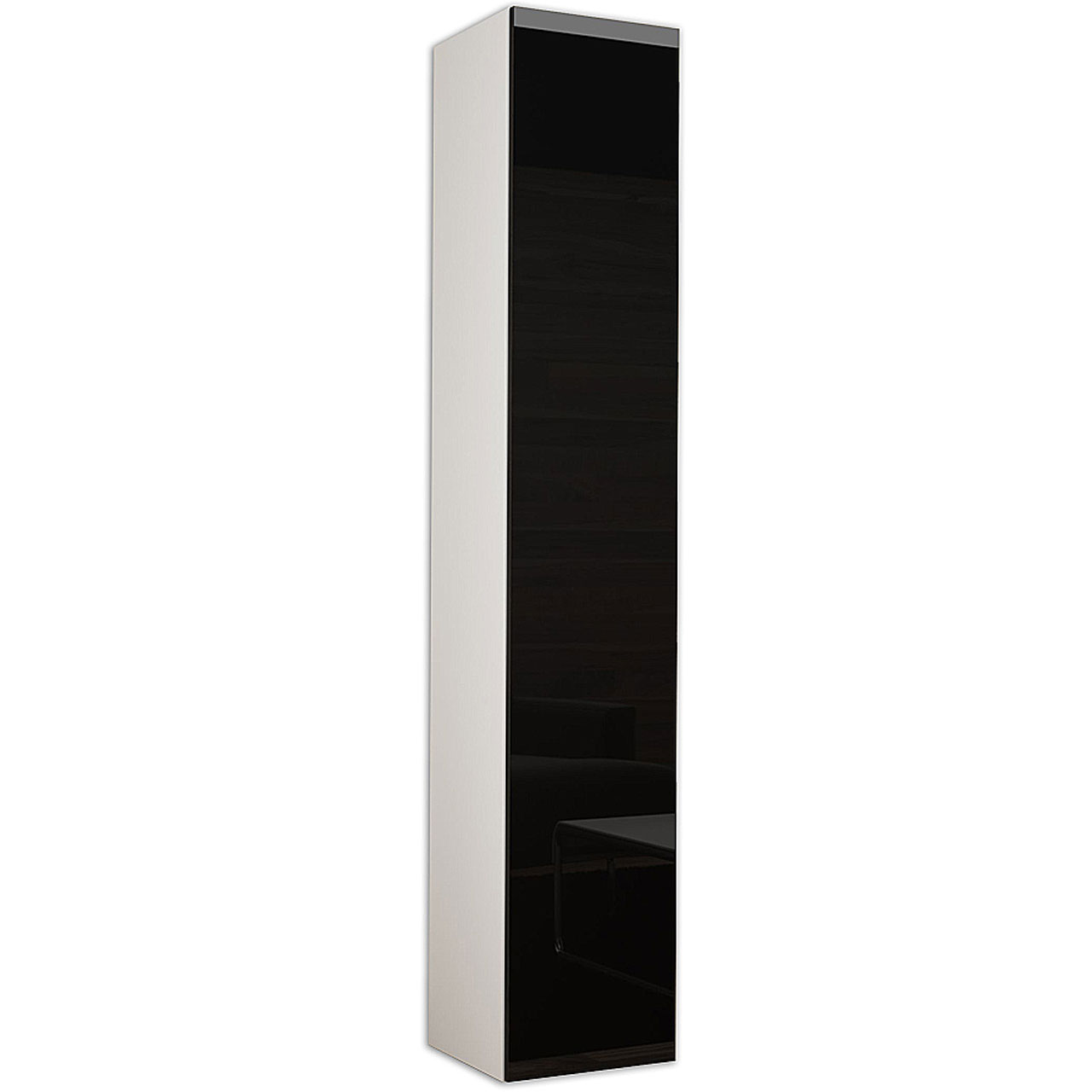 Wall cabinet VIGO VG2B white / black gloss