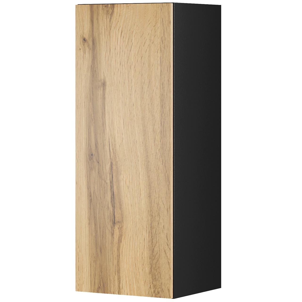 Wall cabinet 90 VIGO VG5G black / oak wotan