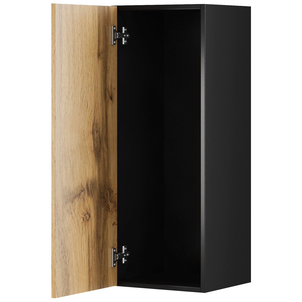 Wall cabinet 90 VIGO VG5G black / oak wotan