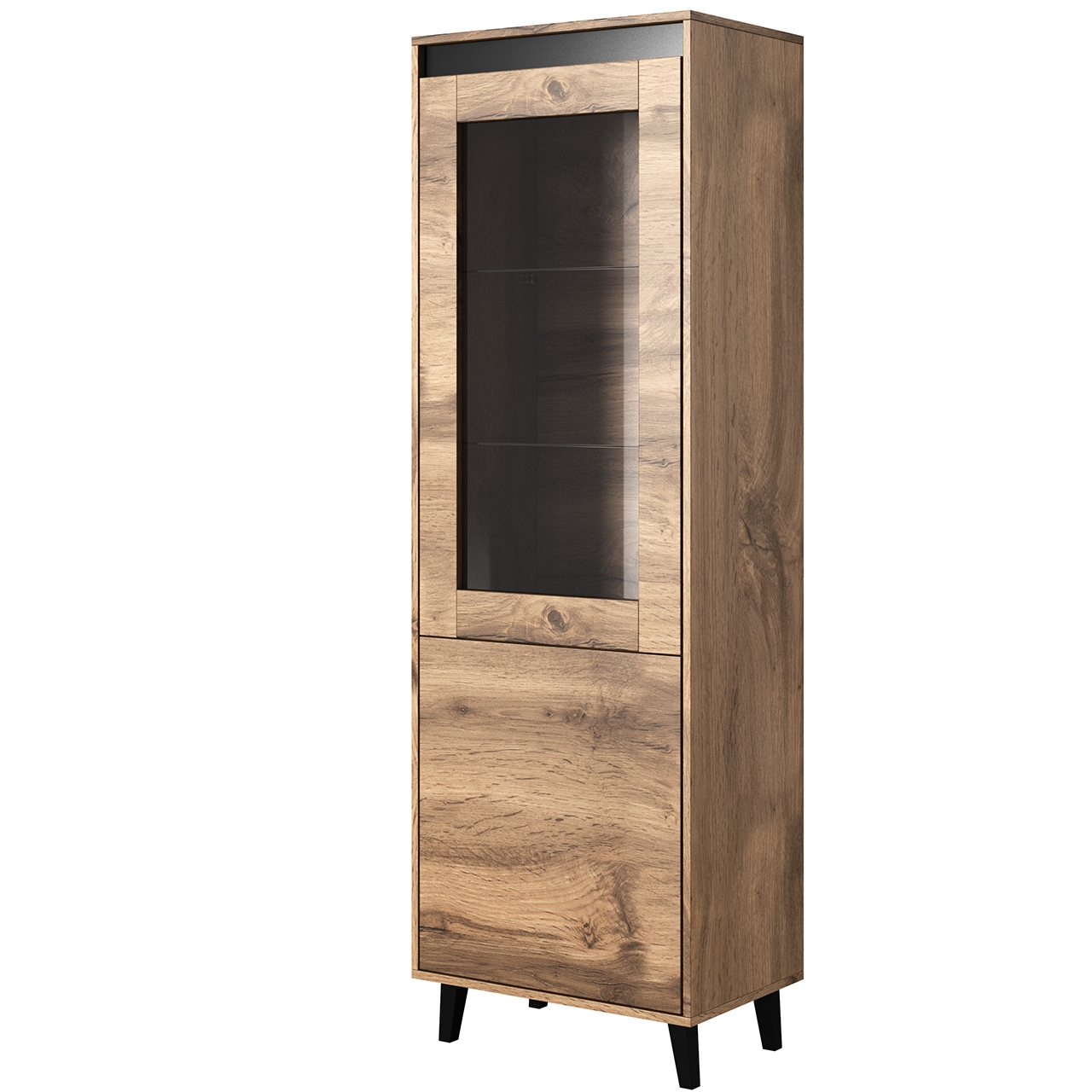Display cabinet NORD wotan oak / anthracite