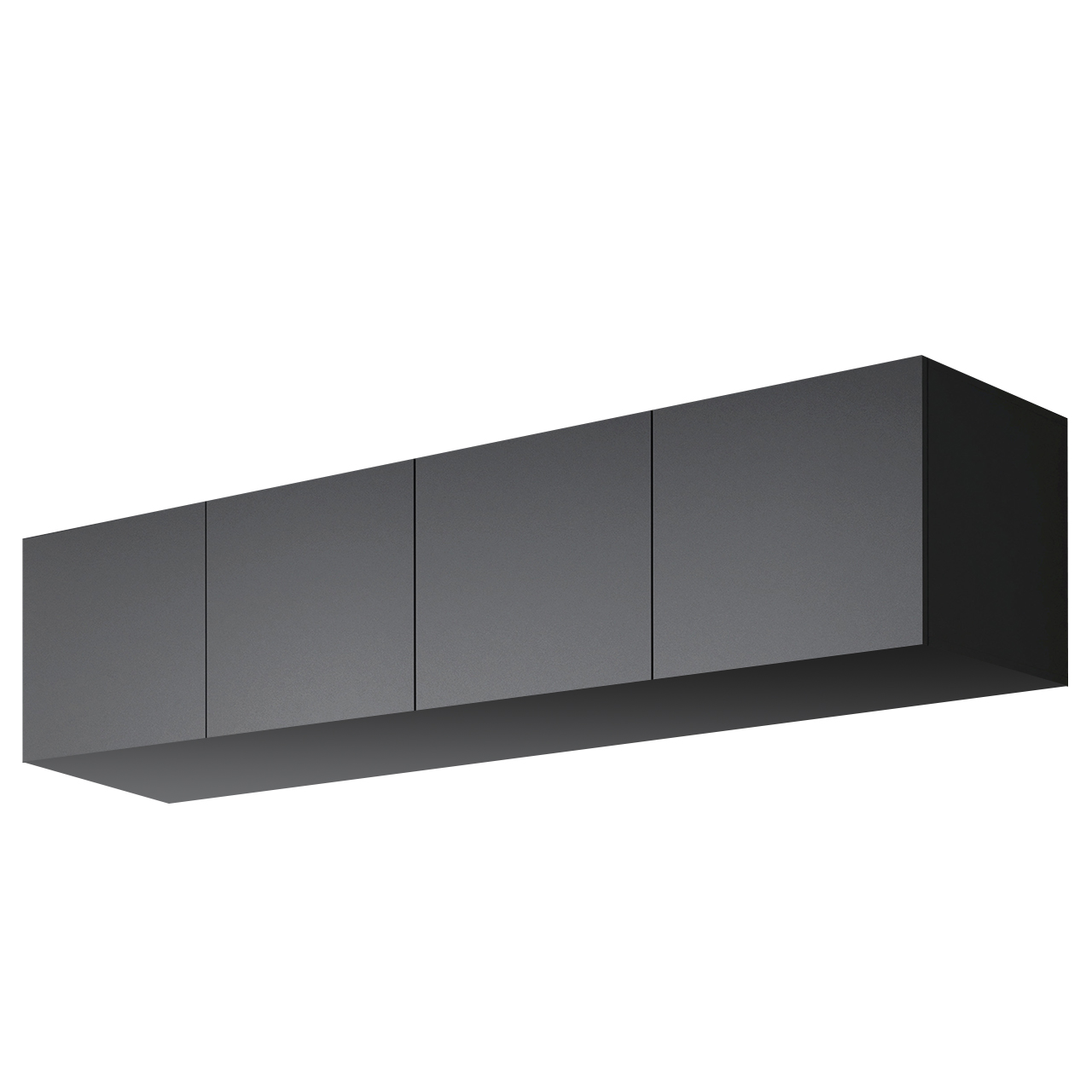 Extension unit for wardrobe CABO 200 4 doors anthracite