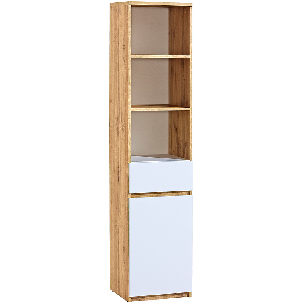 Bookcase CARA 03 wotan oak / arctic white