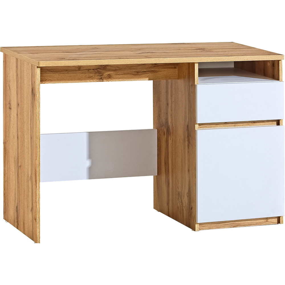 Desk CARA 07 wotan oak / arctic white