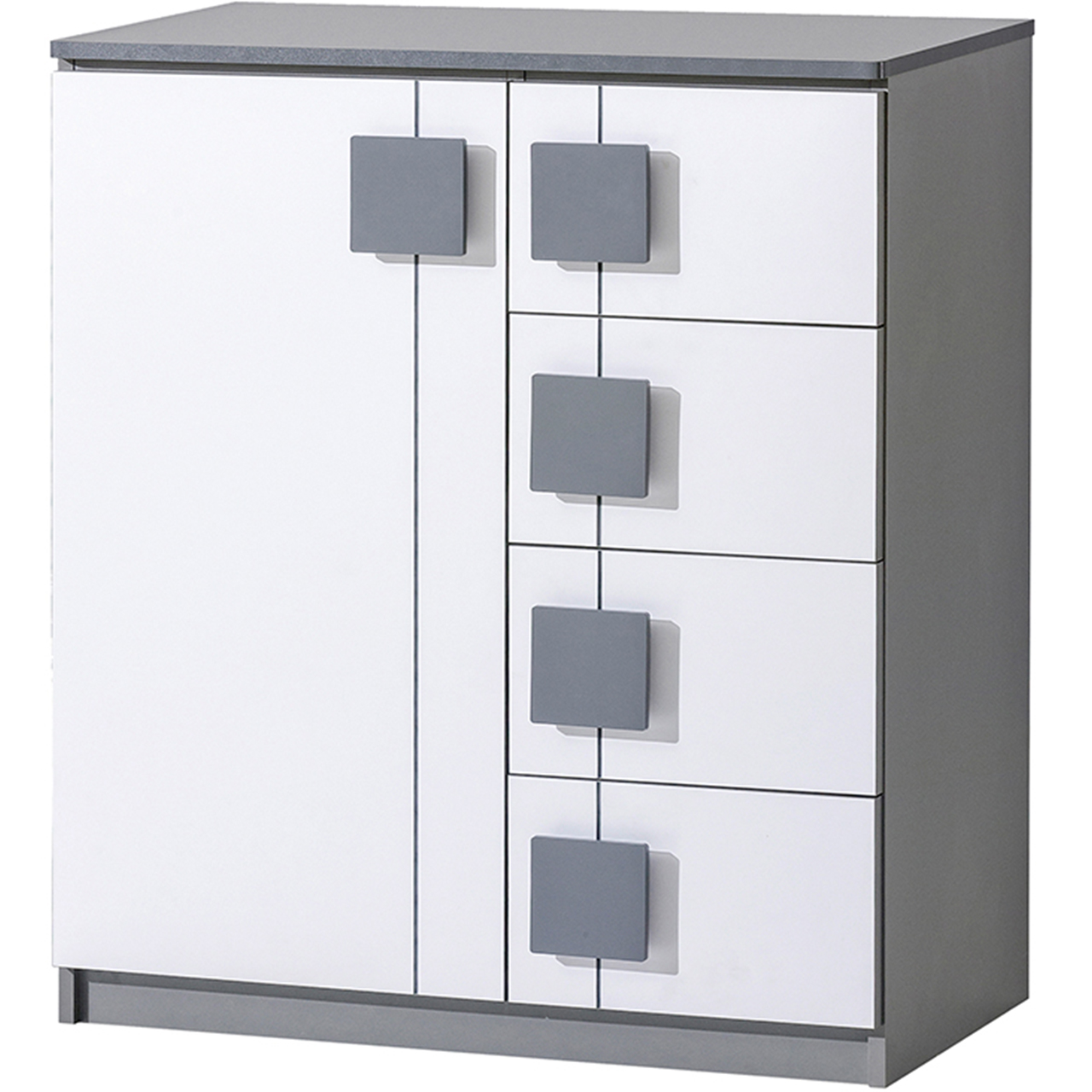 Storage cabinet COMI GM3 ash / white