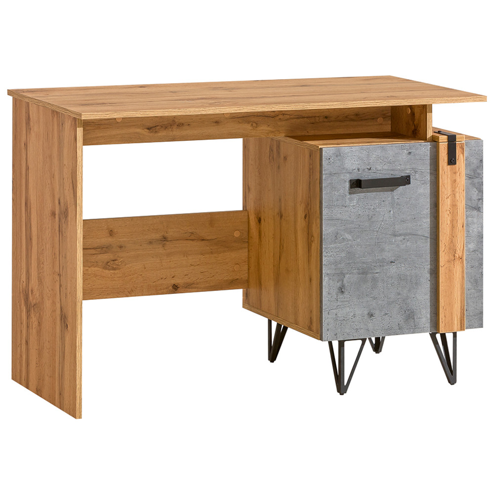 Teen Bedroom Furniture LOFAN 1 wotan oak / millenium concrete