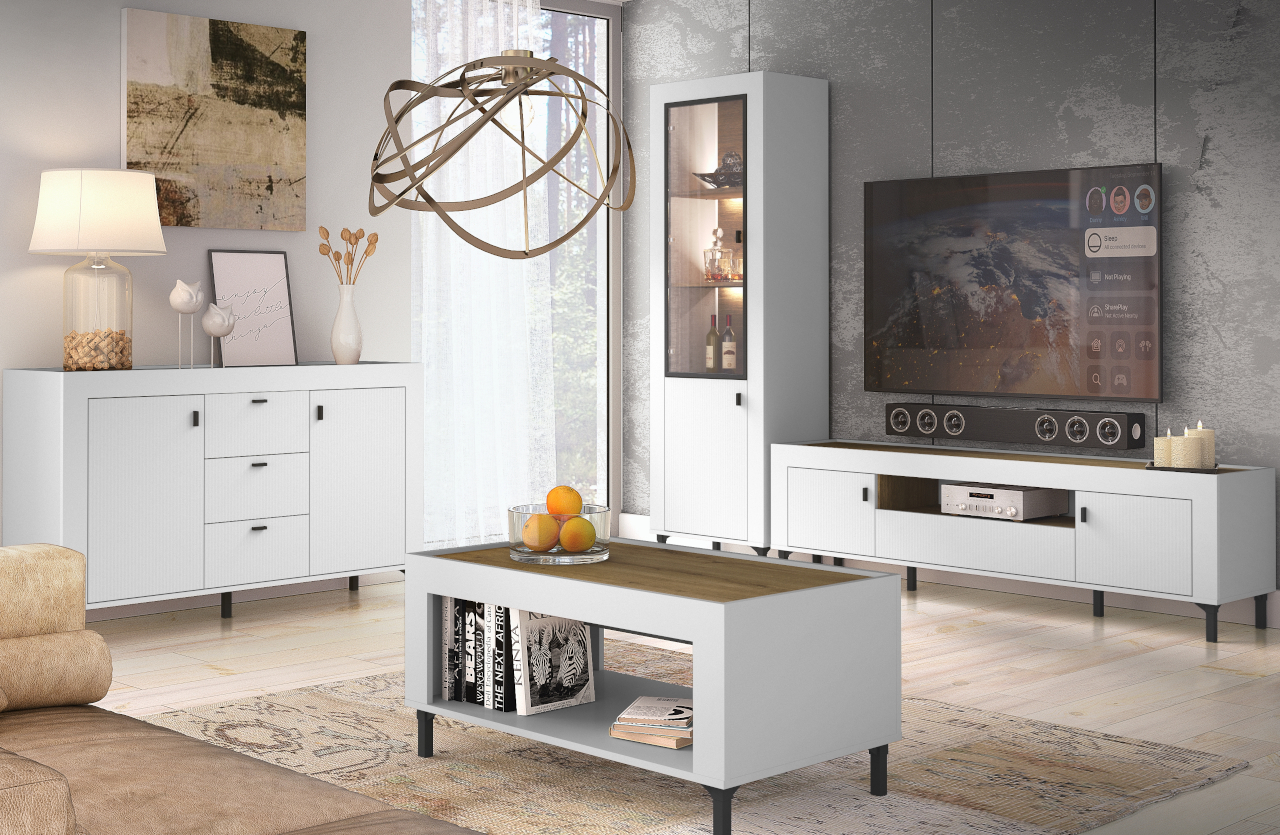 Bedside cabinet MOSSO 11 white