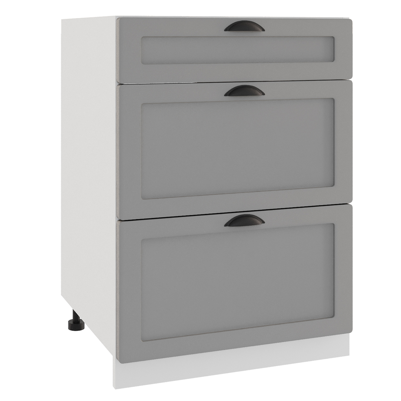 Base Cabinet ADELE D60 S/3 grey matt