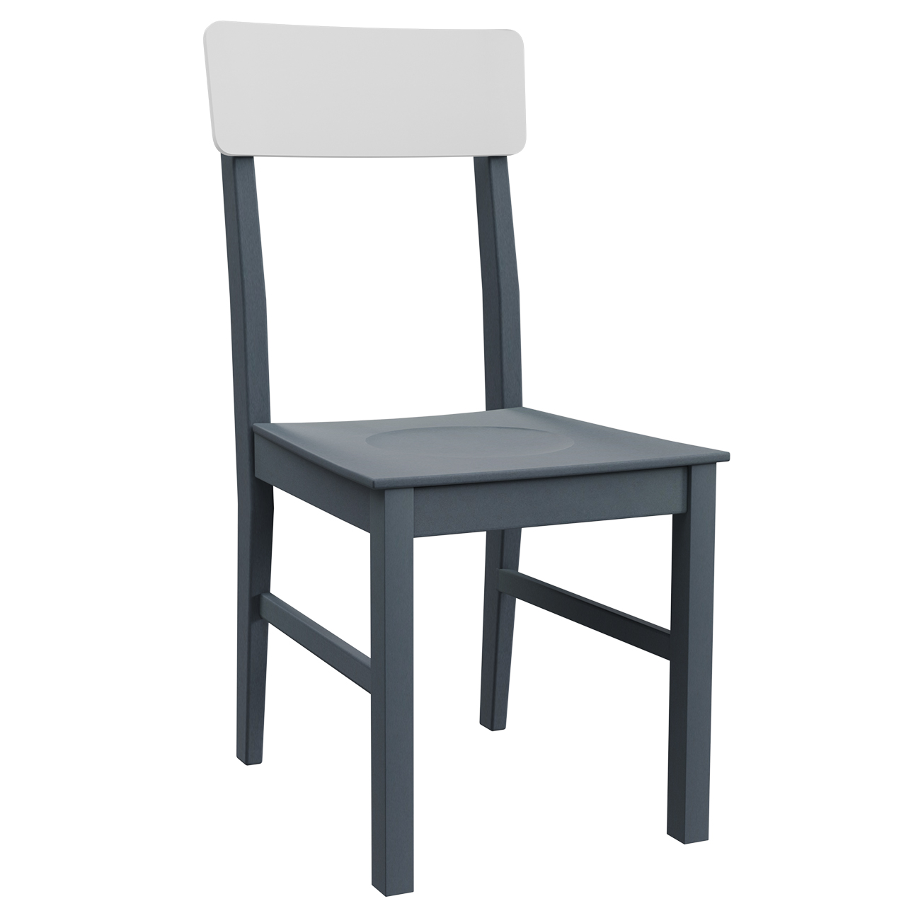 Chair LEO 1D graphite / white