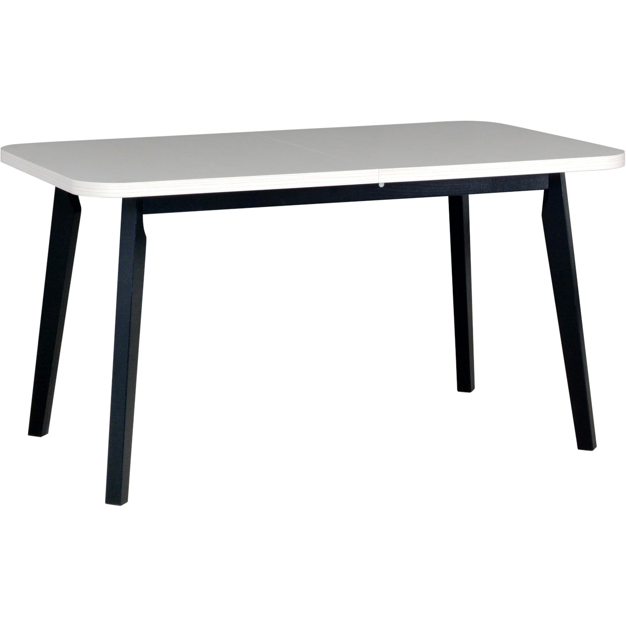 Table OSLO 6 80x140/180 white laminate / black