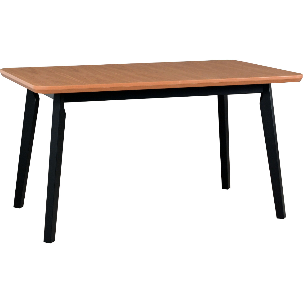 Table OSLO 7 80x140/180 oak veneer / black