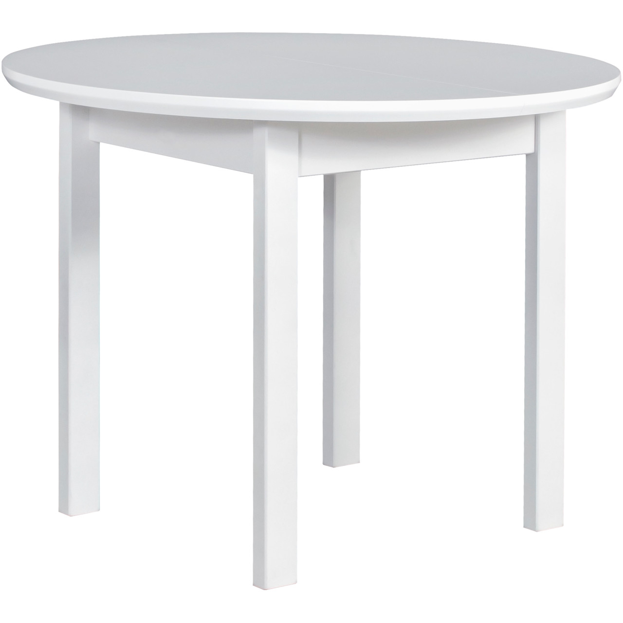 Table POLI 1 100x100/130 white MDF