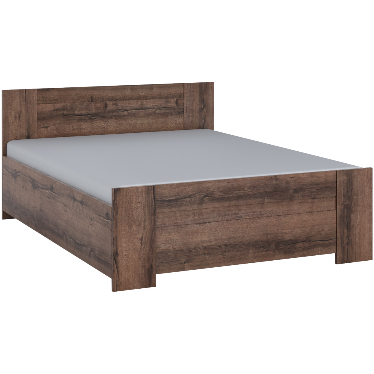 Bed with Storage 160x200 BONO BO02 monastery oak