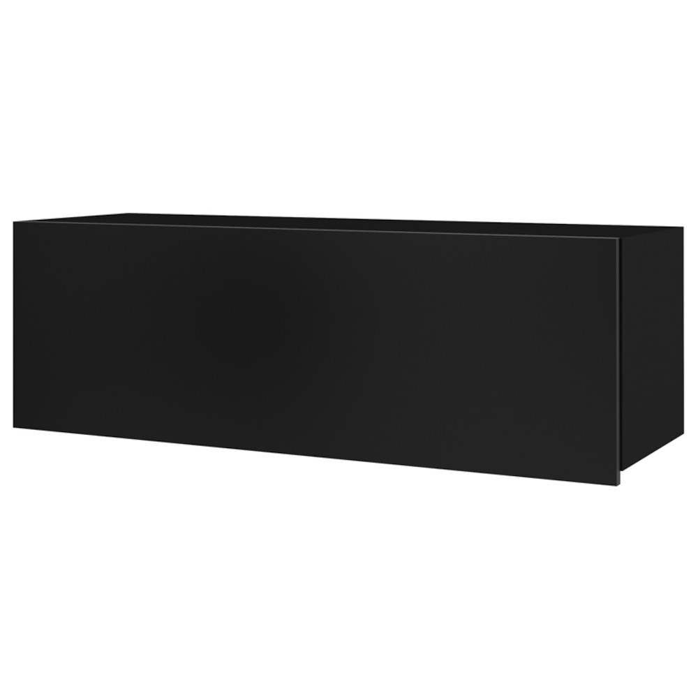Wall cabinet CALABRIA CL1 black / black gloss
