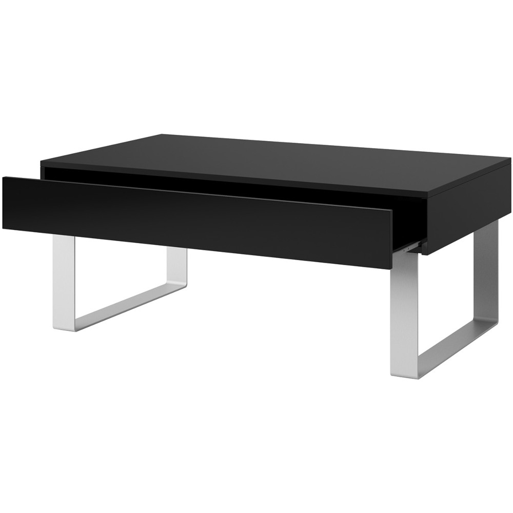 Coffee table (big) CALABRIA CL12 black / black gloss