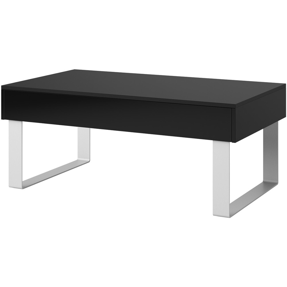 Coffee table (big) CALABRIA CL12 black / black gloss
