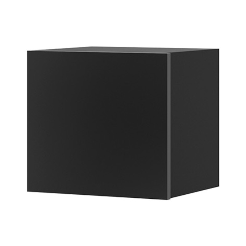 Wall cabinet SQUARE CALABRIA CL6 black / black gloss