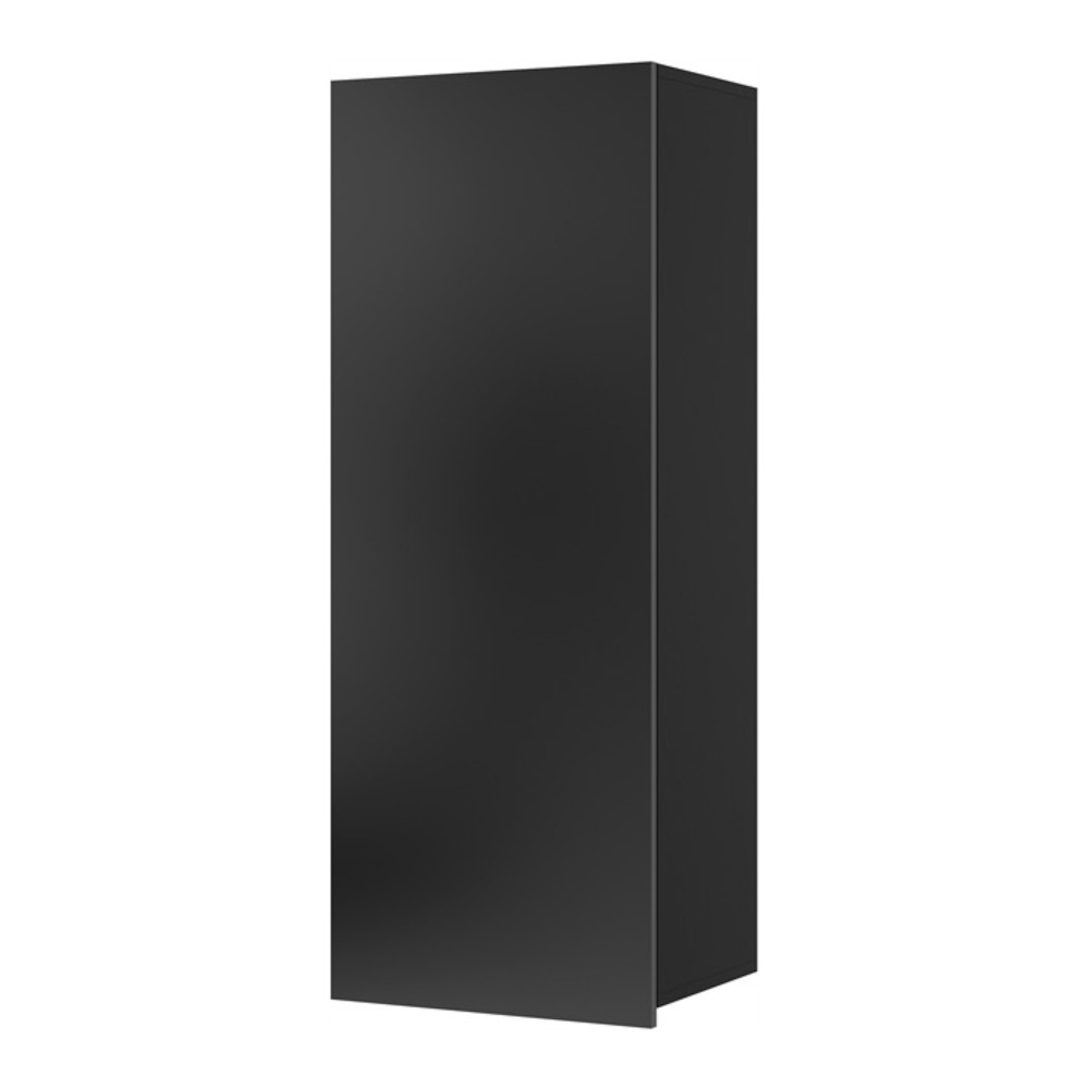 Wall cabinet CALABRIA CL8 black / black gloss
