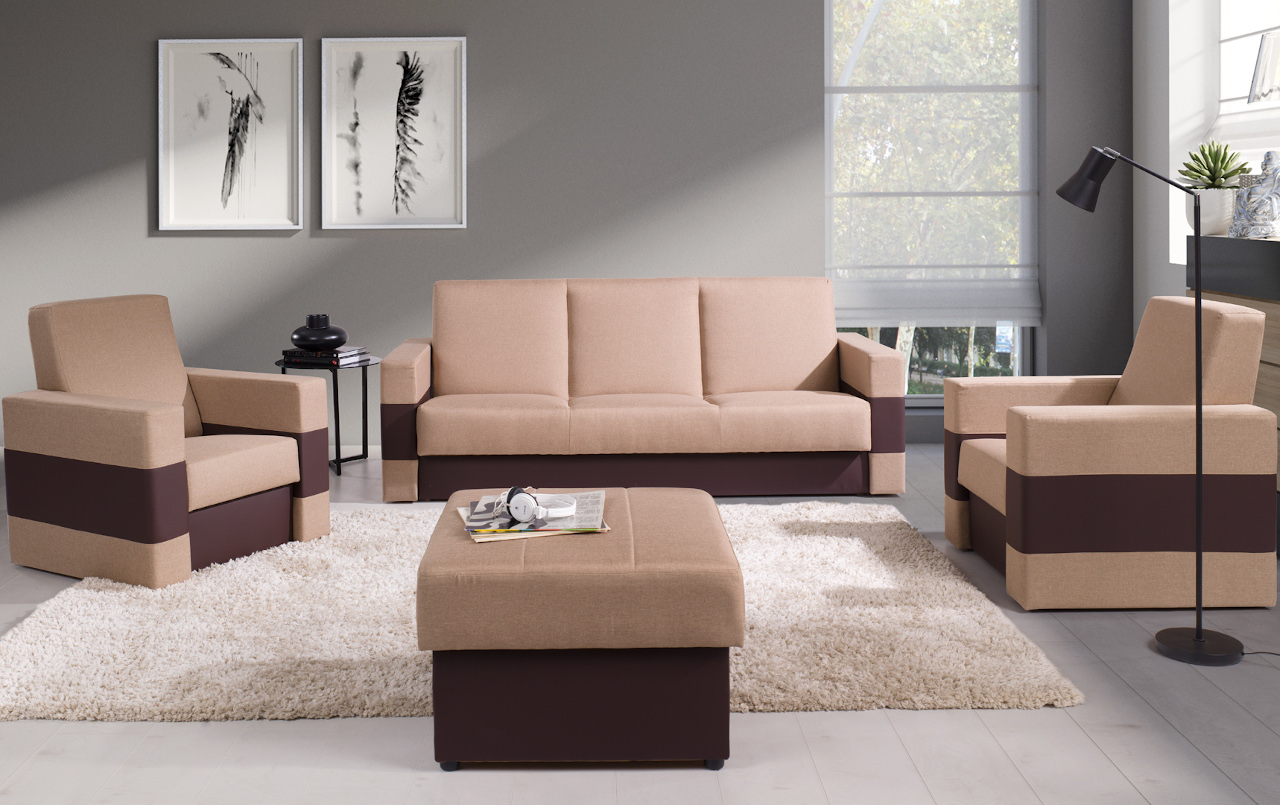 Corner sofa GORDIA lux 02 + soft 66