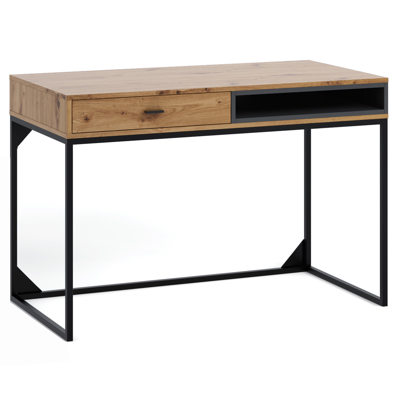 Desk OLIER OE01 artisan oak / black