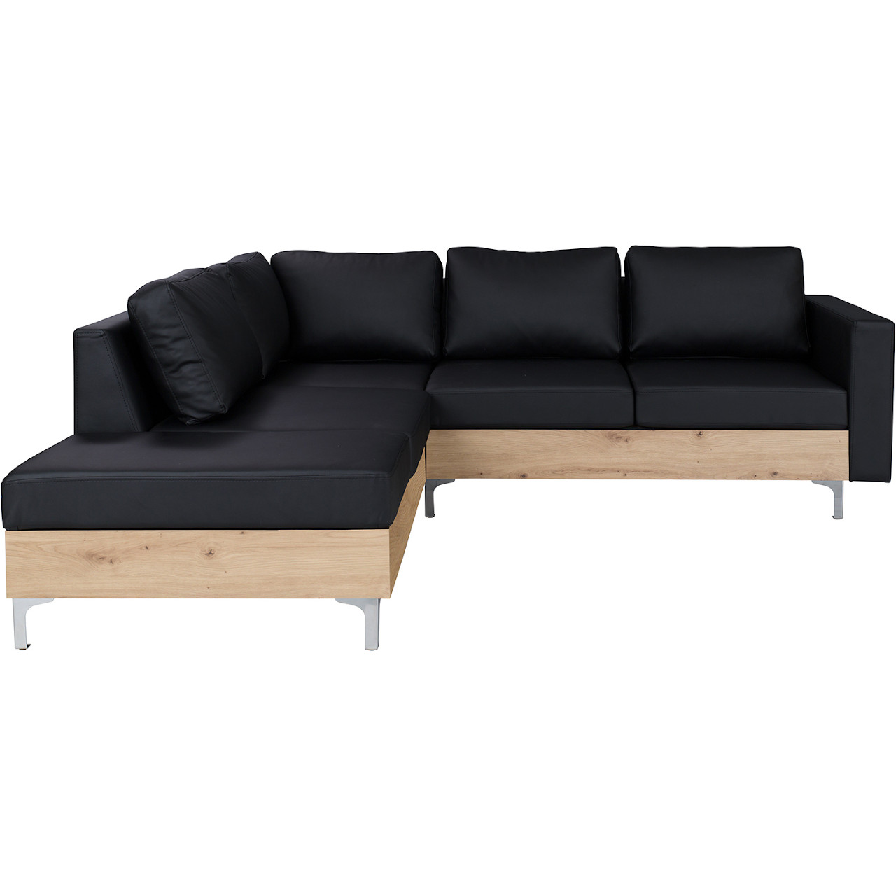 Corner sofa ORLANDO WOOD soft 11 / artisan oak left-hand