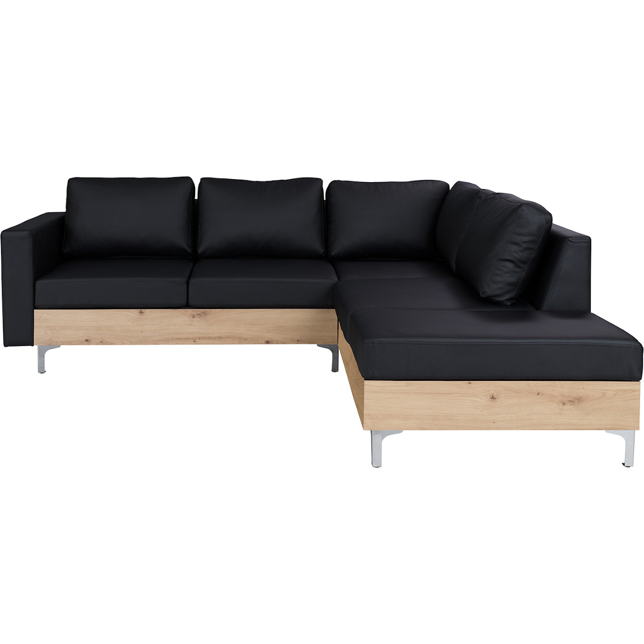 Corner sofa ORLANDO WOOD soft 11 / artisan oak right-hand
