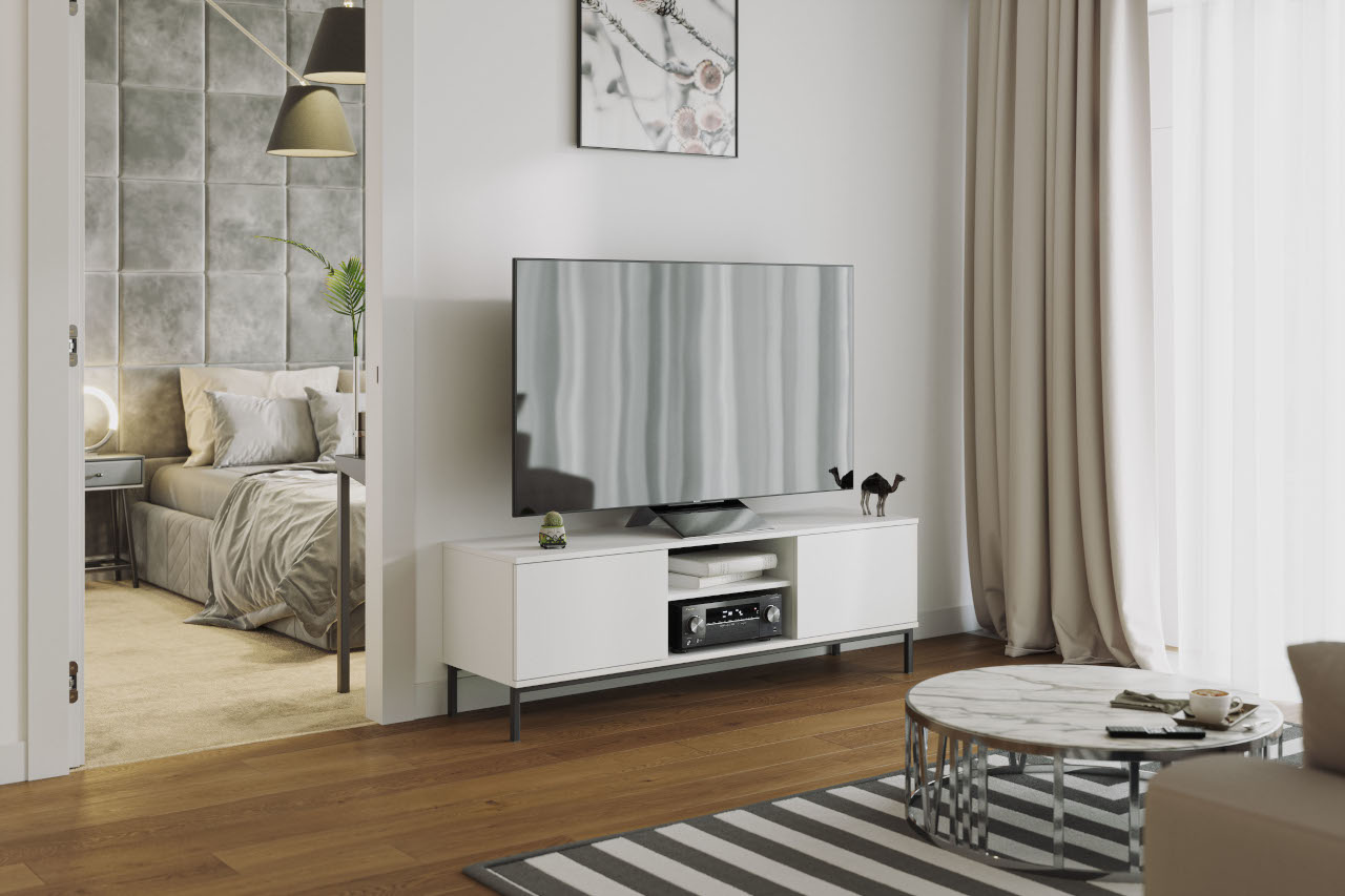 TV Stand QUERTY QT05 white