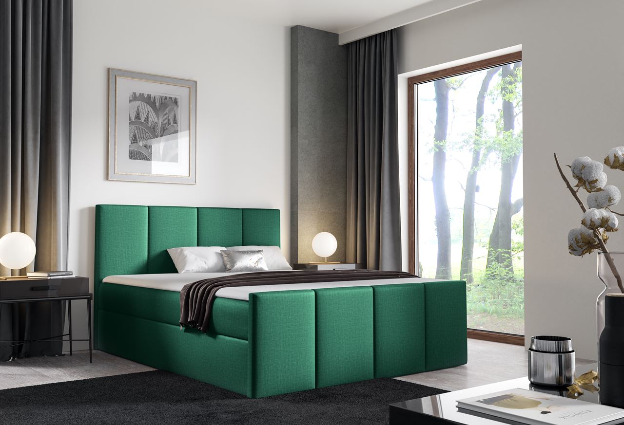Upholstered bed LEONTIS 120x200 fancy 36