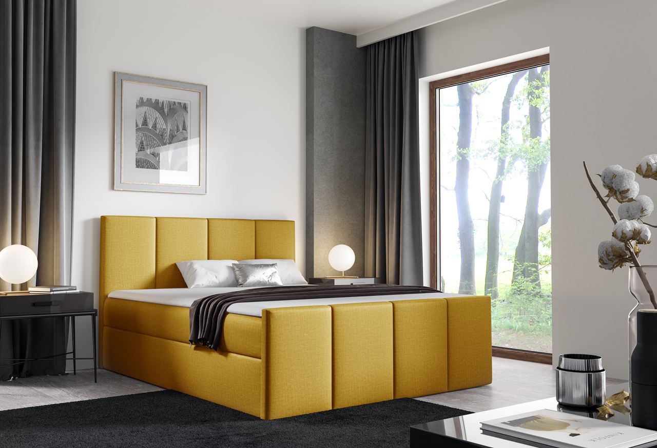 Upholstered bed LEONTIS 120x200 fancy 48