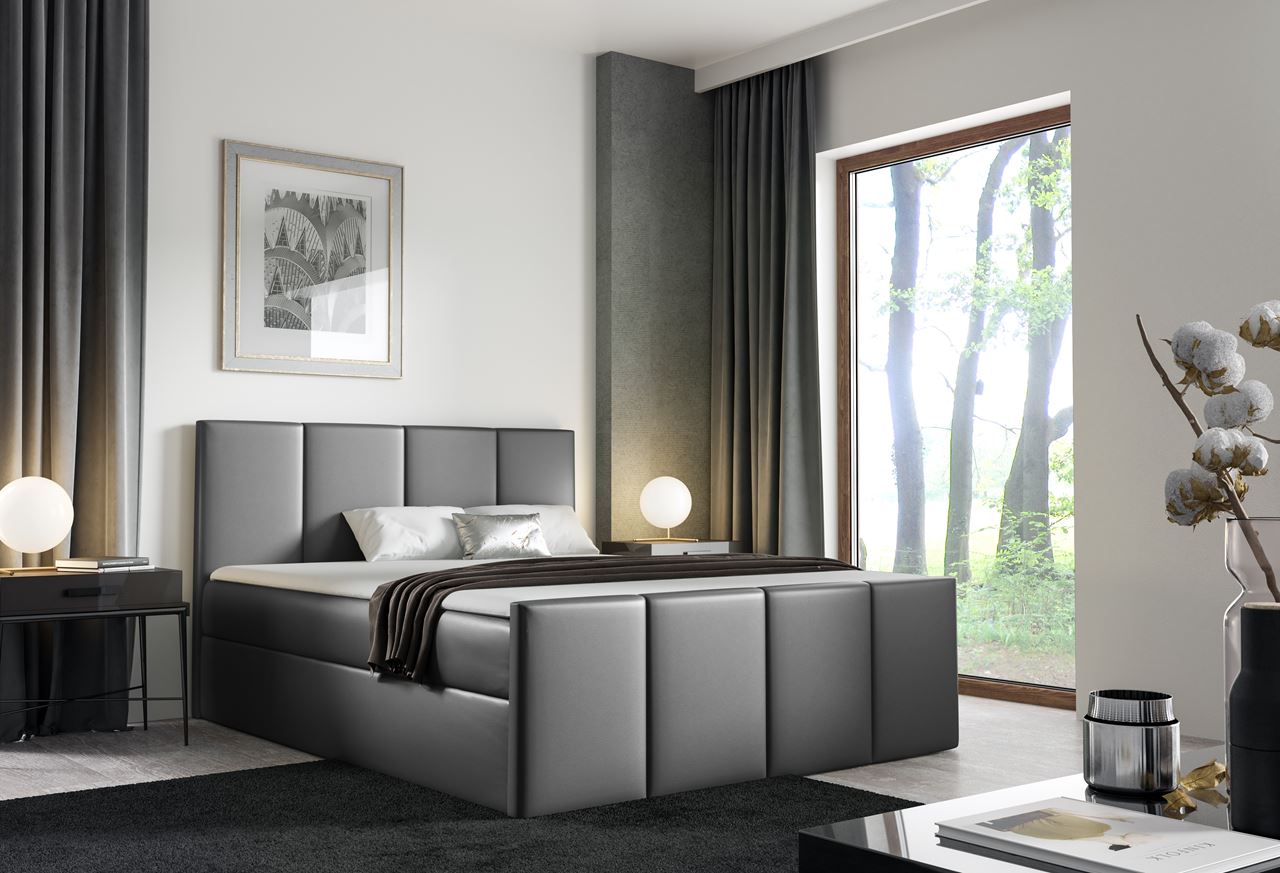 Upholstered bed LEONTIS 120x200 madryt 980