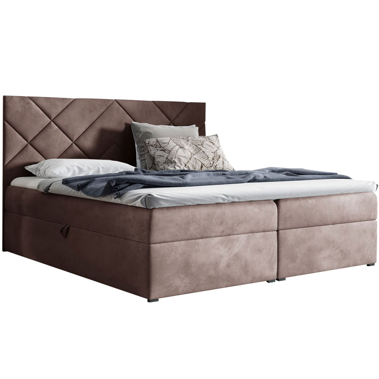 Upholstered bed PEONIA 200x200 fresh 09