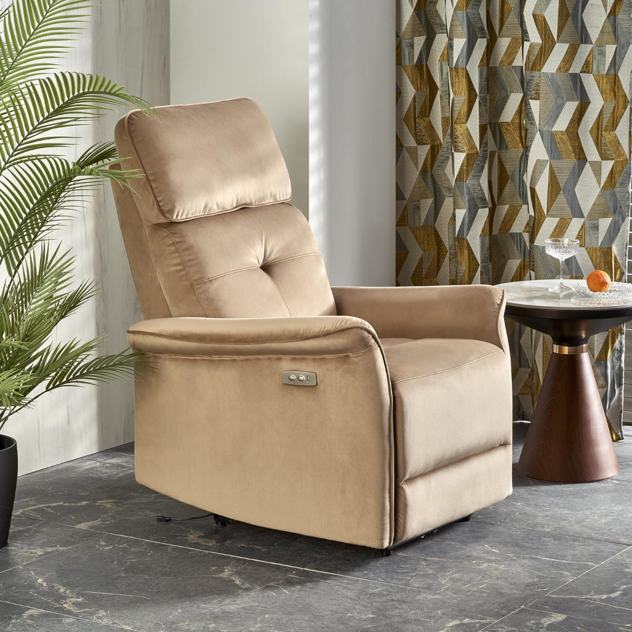 Recliner armchair SAFIR beige