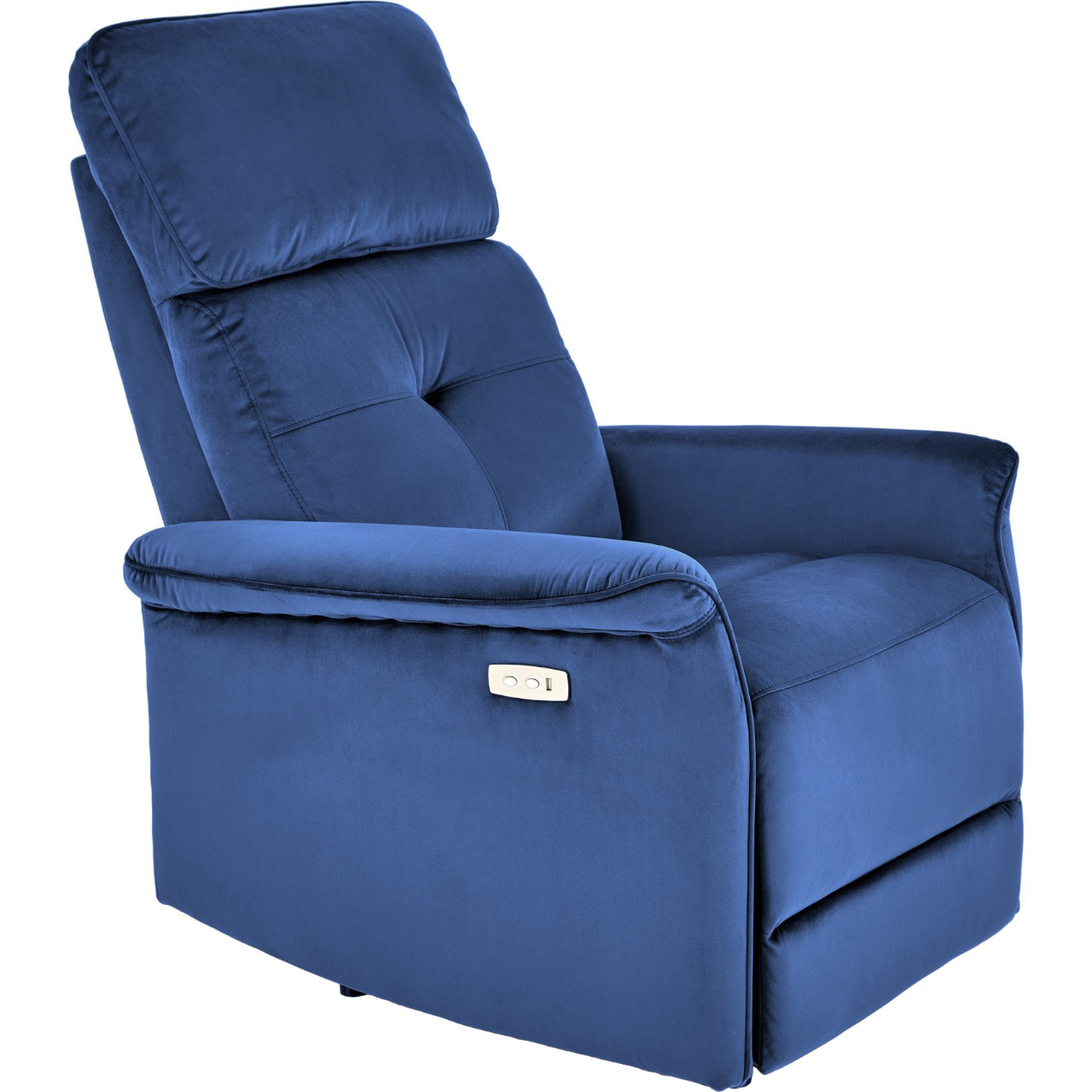 Recliner armchair SAFIR navy blue