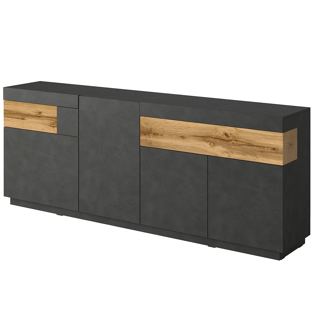 Storage cabinet SILKE SE25 matera / wotan oak