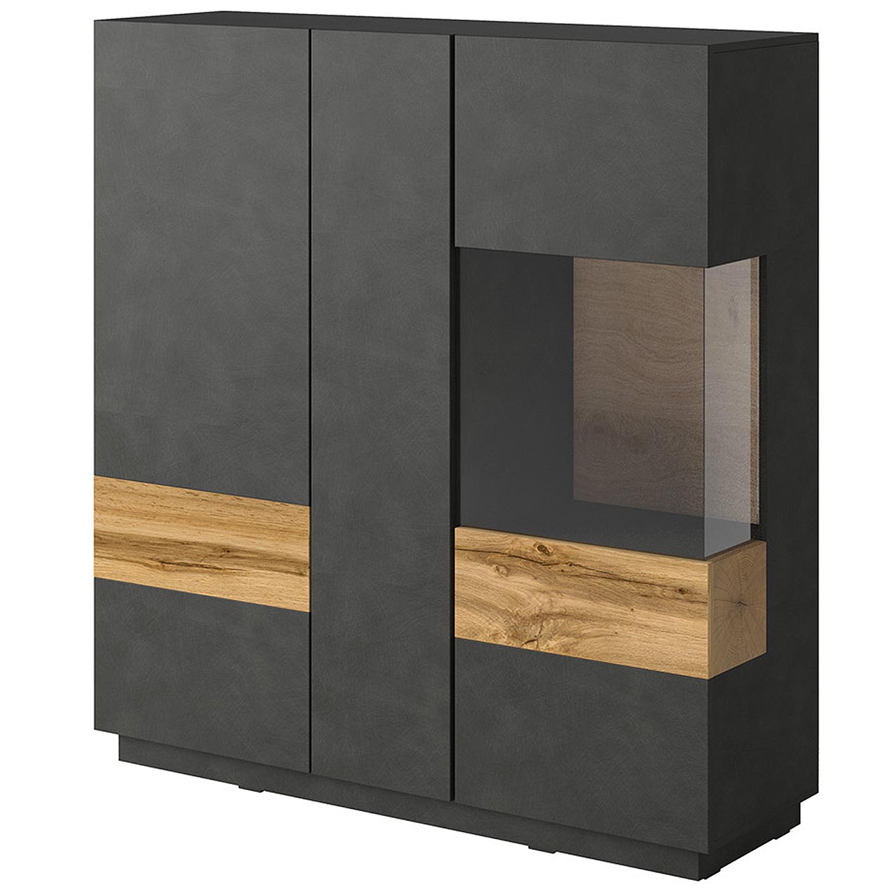 Storage cabinet SILKE SE46 matera / wotan oak