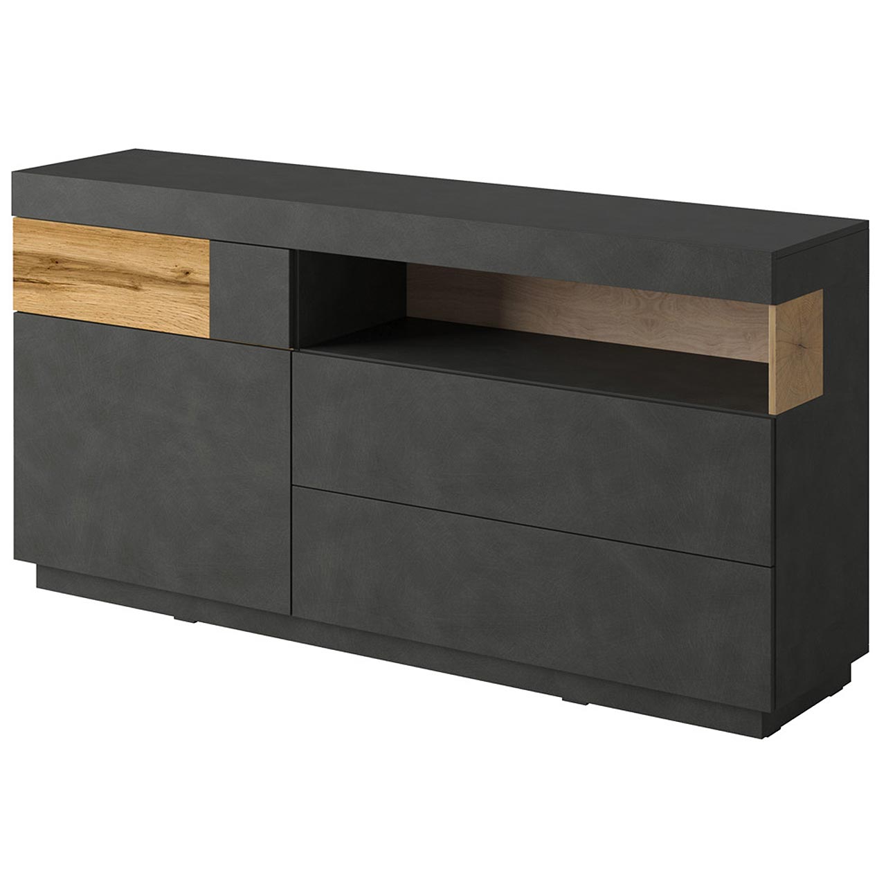 Storage cabinet SILKE SE47 matera / wotan oak
