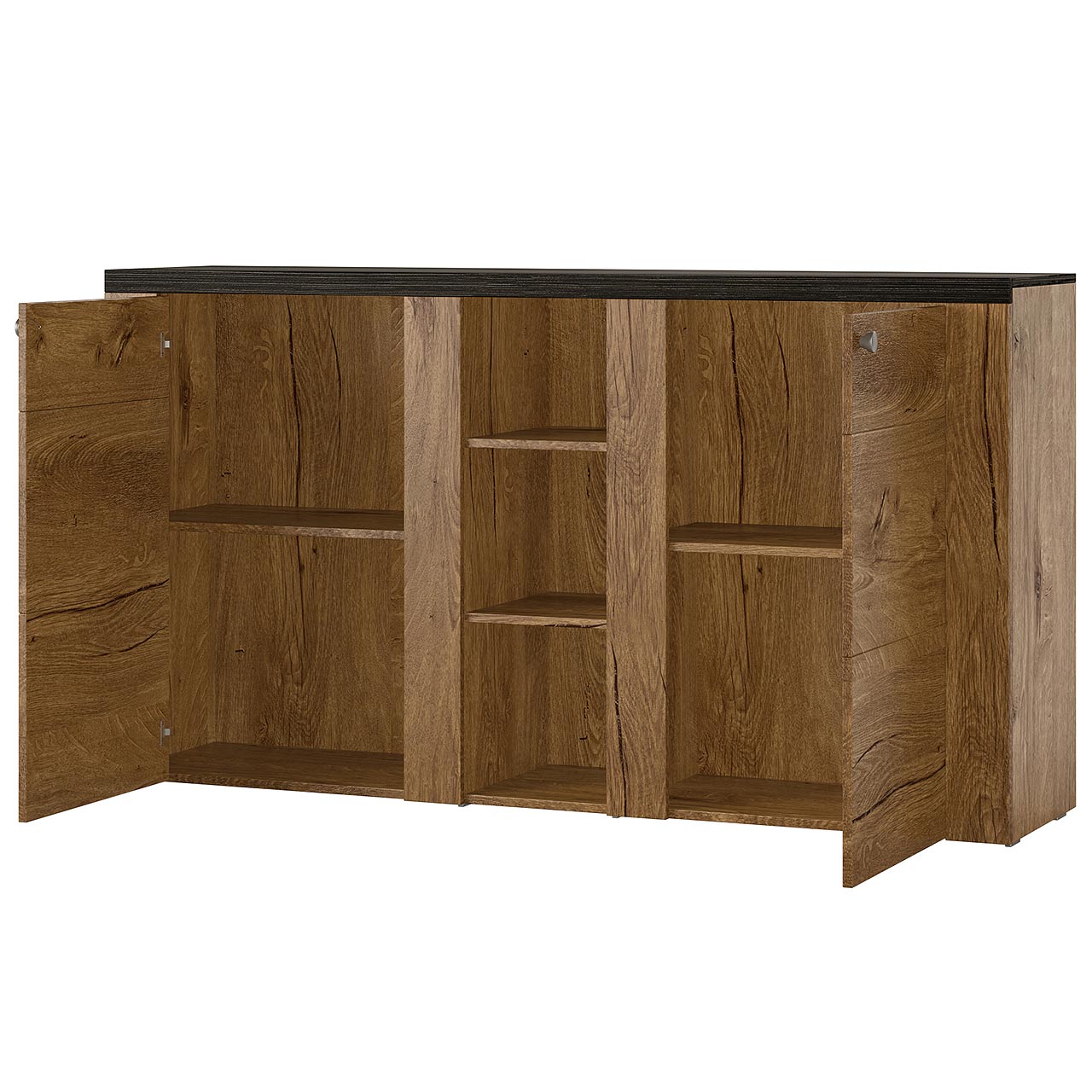 Storage cabinet LARONA LO26 lefkas oak / touchwood
